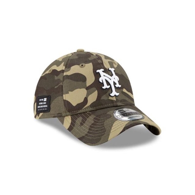 New York Mets Gorra | New Era MLB Armed Forces Weekend 9twenty Adjustable Cap Mexico - Verdes